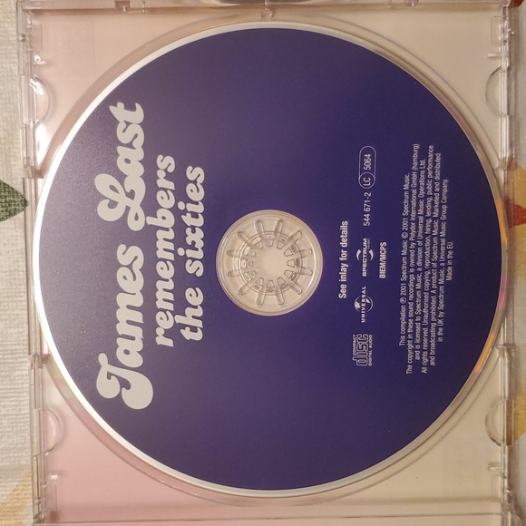 2/$8 ❀James Last Remembers The Sixties CD - Picture 5 of 8